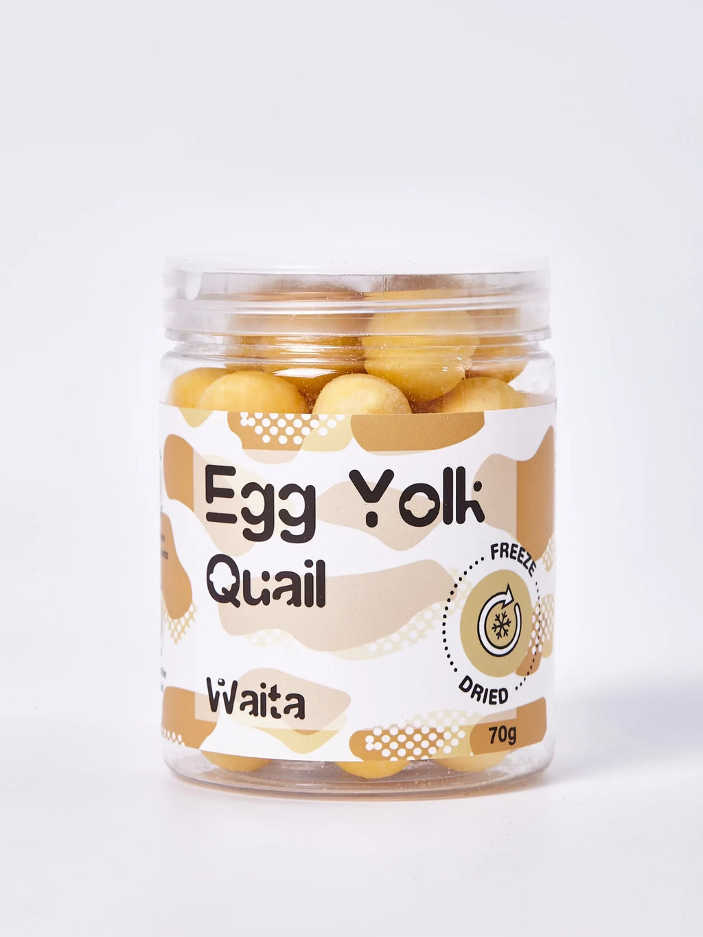 Freeze Dried Quail Egg Yolk Dog & Cat Treats | High Protein Natural Pet Snack (70g)
