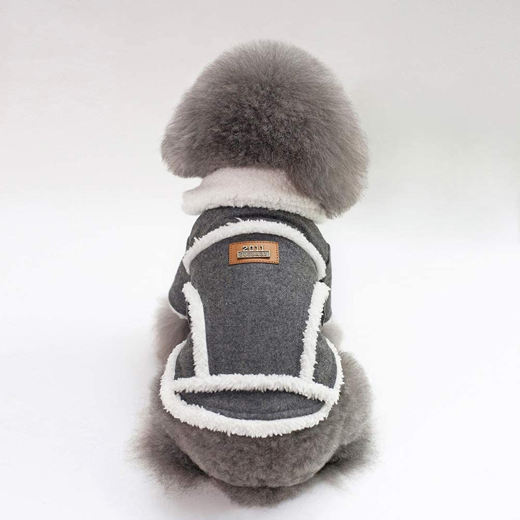 Dark Winter Dog Coat by Doggy Doo Little