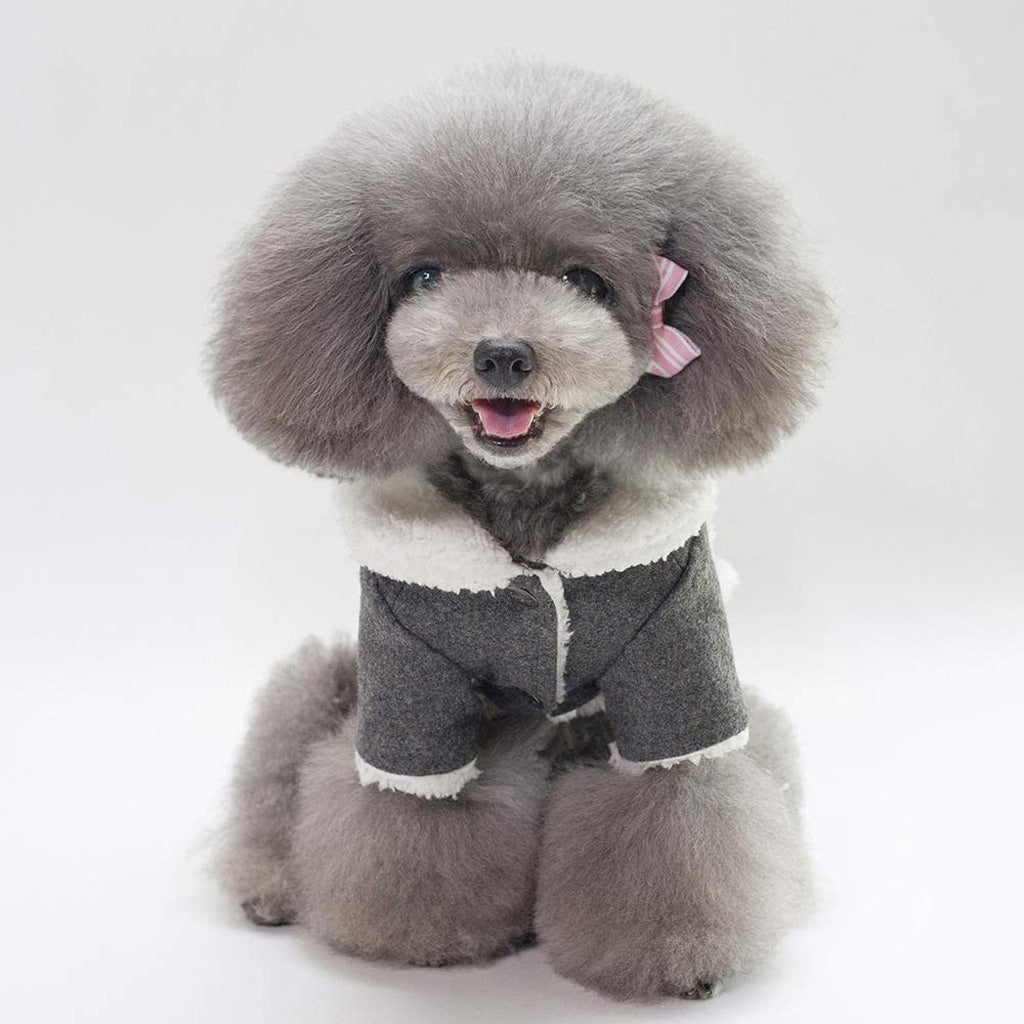 Dark Winter Dog Coat by Doggy Doo Little