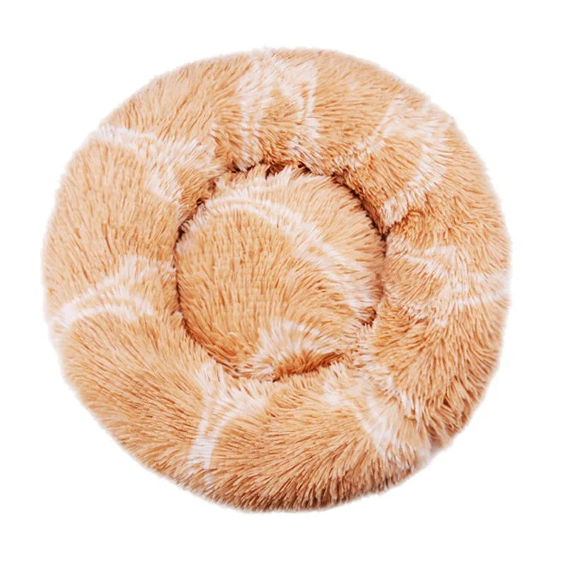 Calming Donut Dog Bed | Super Soft Plush Pet Bed for Small, Medium & Large Dogs