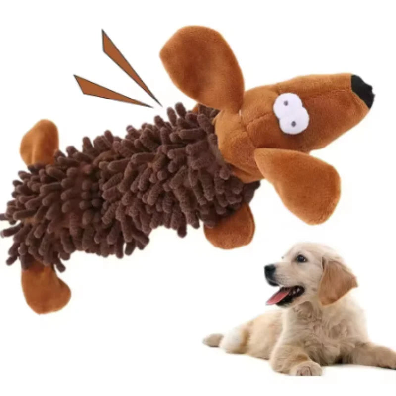 Small Dog Squeaky Toy | Plush Chew Toy for Puppies (Chihuahua, Yorkie, Bichon)