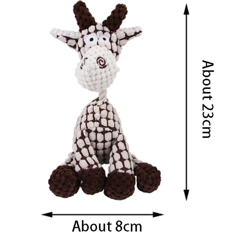 Small Dog Squeaky Toy | Plush Chew Toy for Puppies (Chihuahua, Yorkie, Bichon)