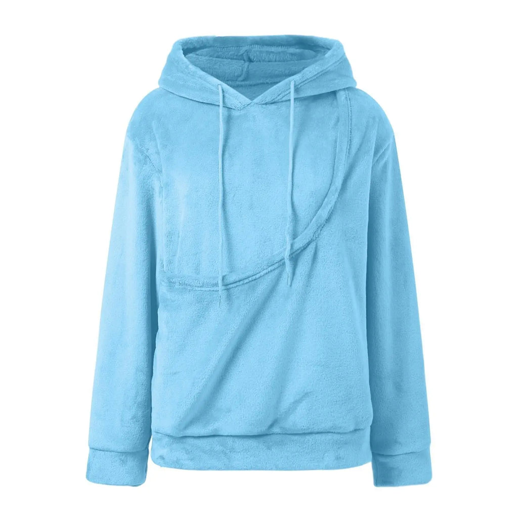 Pet Carrier Hoodie | Unisex Dog & Cat Hoodie with Front Pocket Sweatshirt
