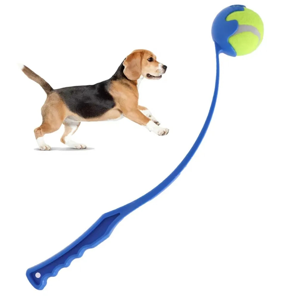 Dog Fetch Stick Launcher Toy | Interactive Ball Throwing Training Toy for Dogs & Cats