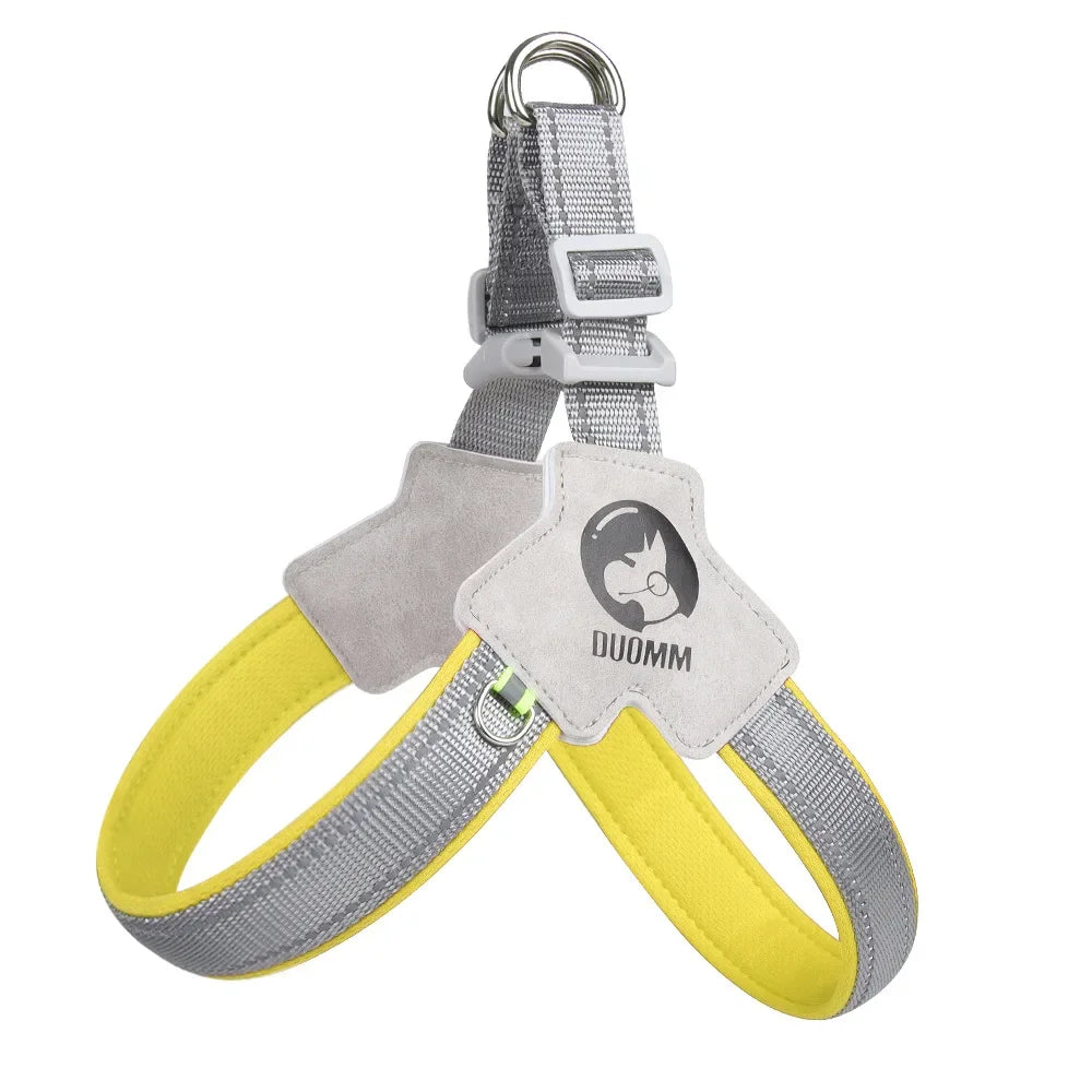 No Pull Dog Harness – Breathable Reflective Soft Vest Harness with Handle for Small & Medium Dogs