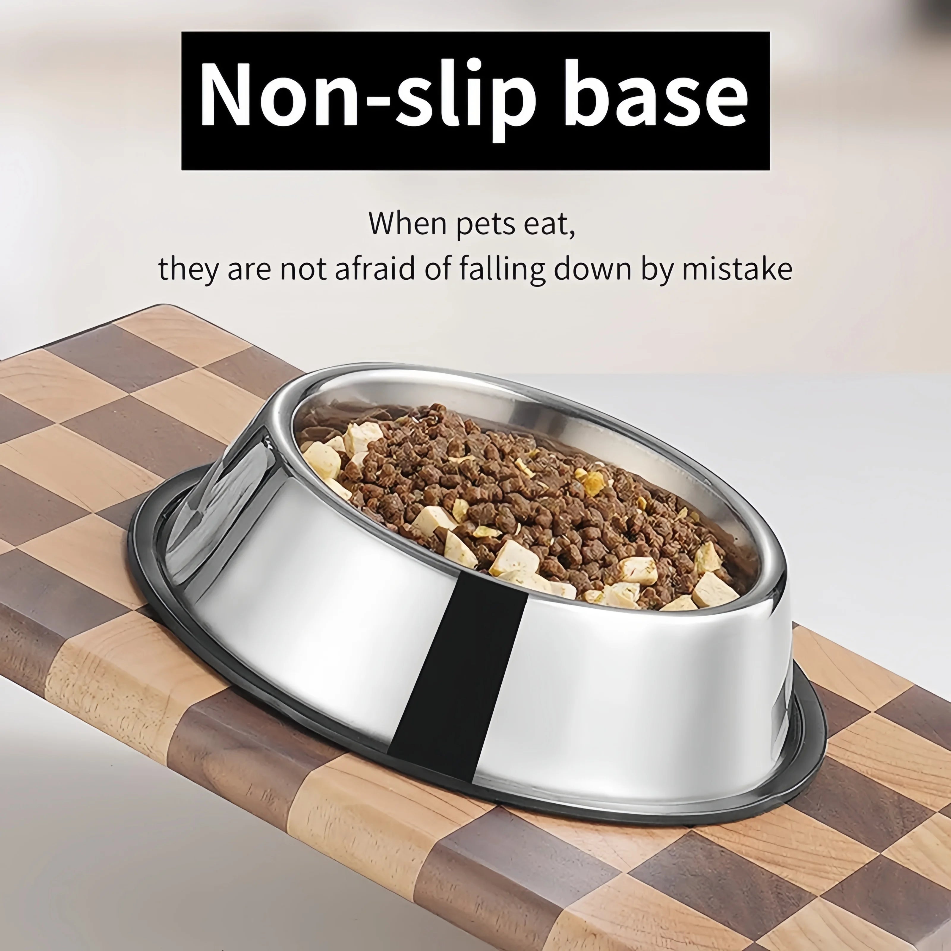 Stainless Steel Pet Bowl | Durable Dog & Cat Feeding & Water Bowl (6 Sizes)