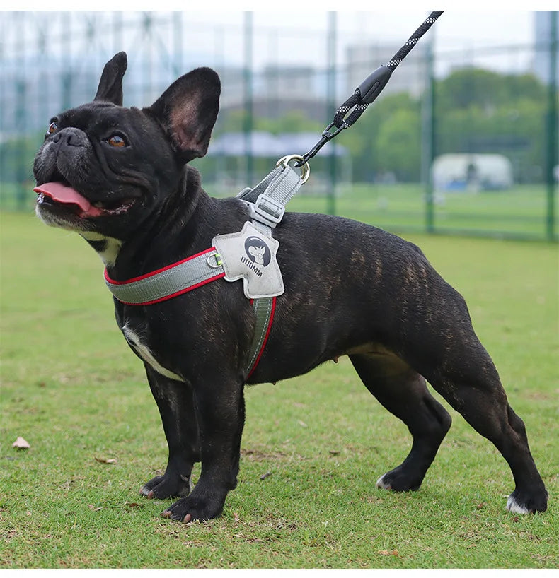 No Pull Dog Harness – Breathable Reflective Soft Vest Harness with Handle for Small & Medium Dogs