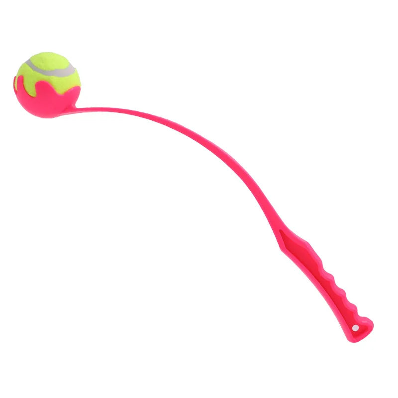 Dog Fetch Stick Launcher Toy | Interactive Ball Throwing Training Toy for Dogs & Cats