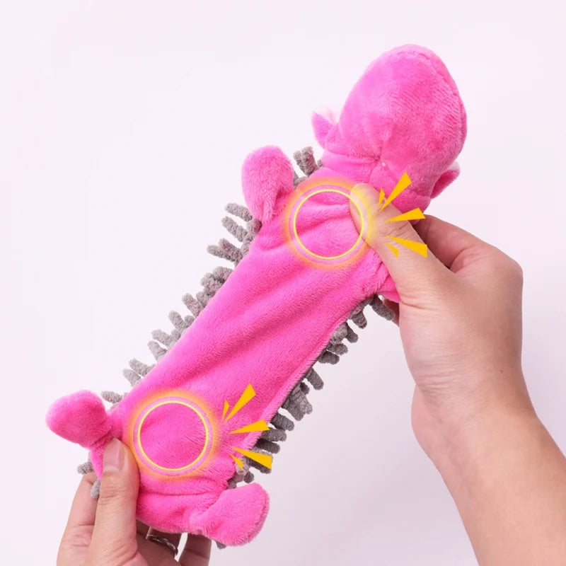 Small Dog Squeaky Toy | Plush Chew Toy for Puppies (Chihuahua, Yorkie, Bichon)