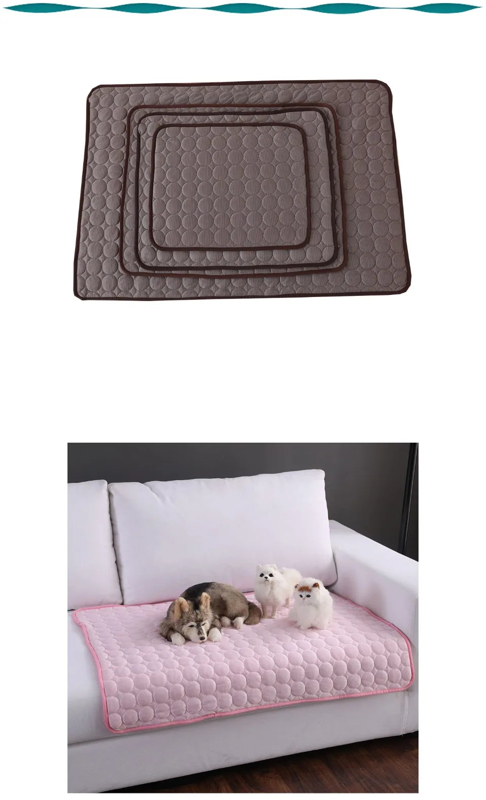 Dog Cooling Mat | Summer Cooling Pad for Dogs & Cats (Extra Large Sizes Available)