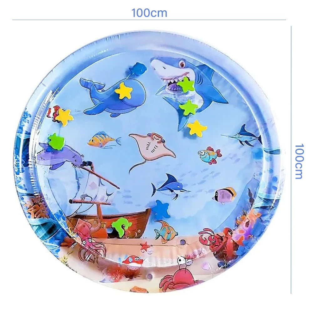 Cooling Pet Water Mat | Inflatable Sensory Splash Pad for Dogs & Cats