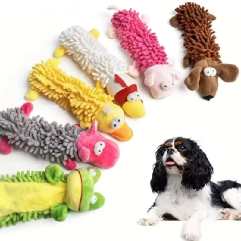 Small Dog Squeaky Toy | Plush Chew Toy for Puppies (Chihuahua, Yorkie, Bichon)