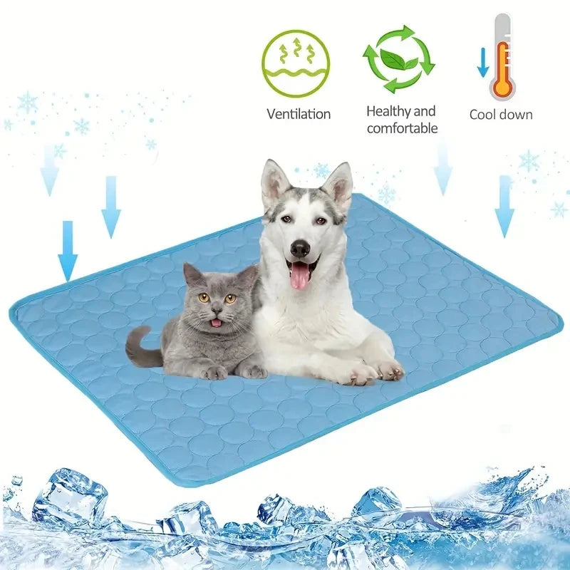 Dog Cooling Mat | Summer Cooling Pad for Dogs & Cats (Extra Large Sizes Available)