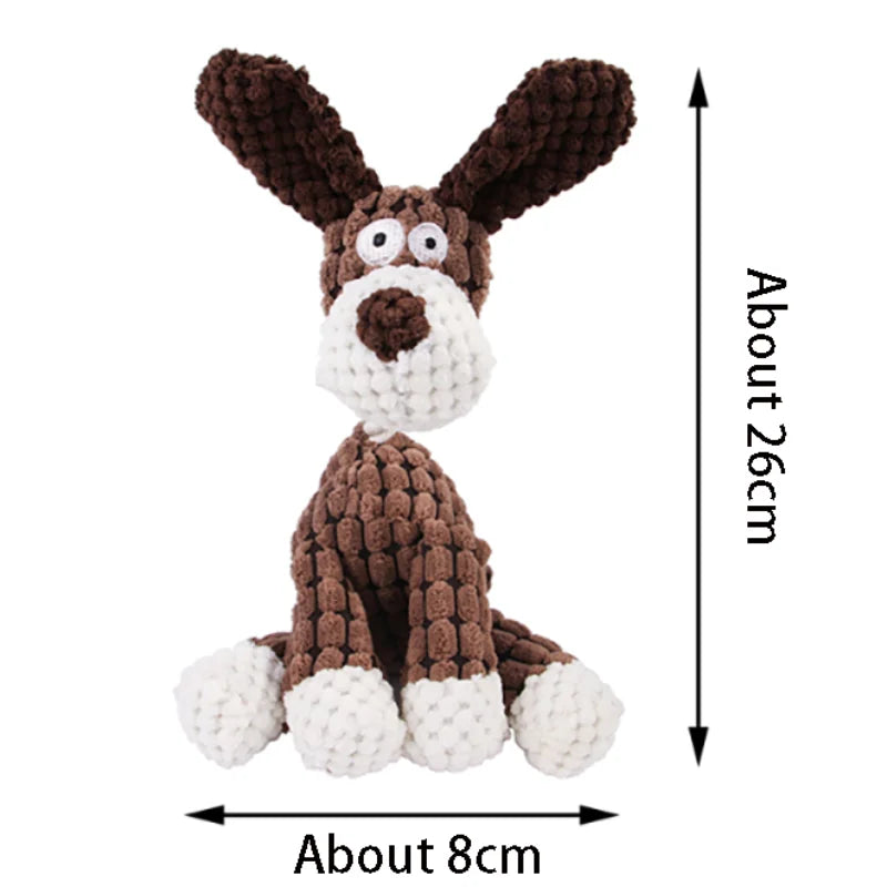 Small Dog Squeaky Toy | Plush Chew Toy for Puppies (Chihuahua, Yorkie, Bichon)