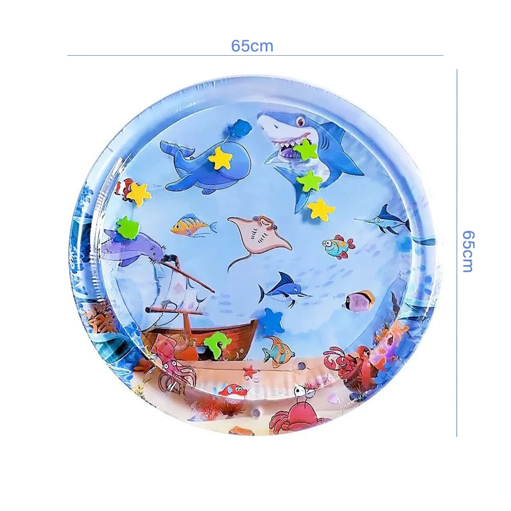 Cooling Pet Water Mat | Inflatable Sensory Splash Pad for Dogs & Cats