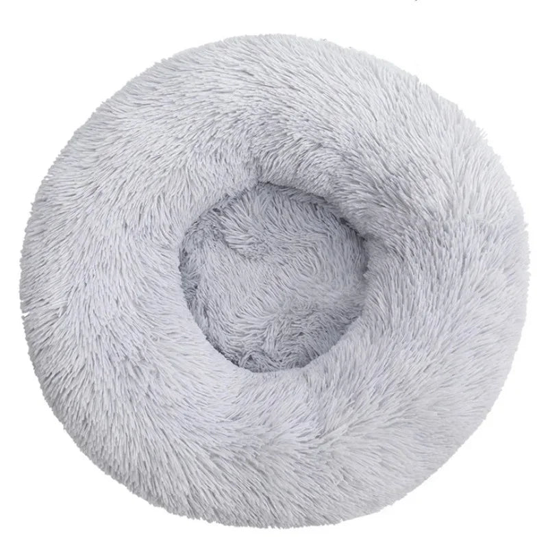Calming Donut Dog Bed | Super Soft Plush Pet Bed for Small, Medium & Large Dogs