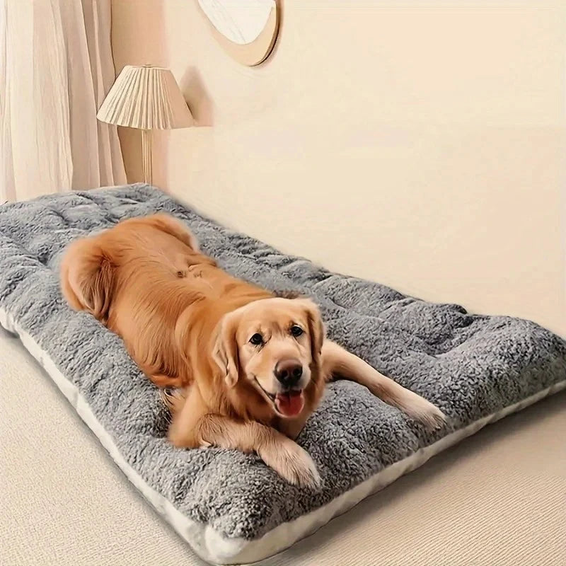 Large Plush Dog Bed | Soft & Thick Pet Sofa Bed for Small, Medium & Large Dogs