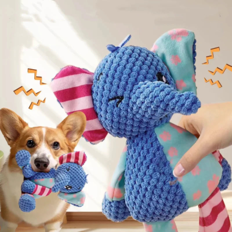 Small Dog Squeaky Toy | Plush Chew Toy for Puppies (Chihuahua, Yorkie, Bichon)