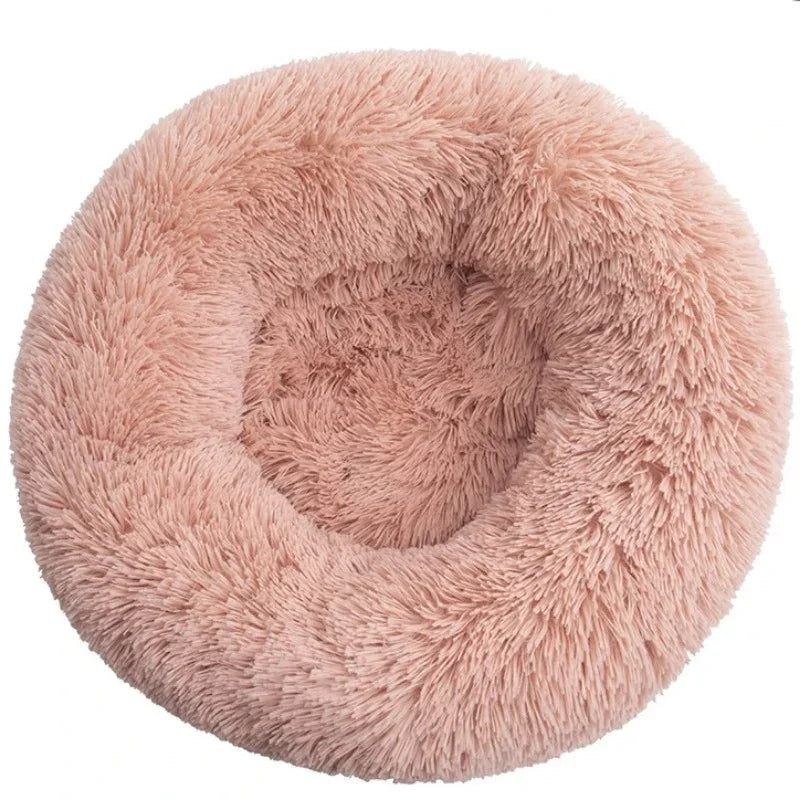 Calming Donut Dog Bed | Super Soft Plush Pet Bed for Small, Medium & Large Dogs