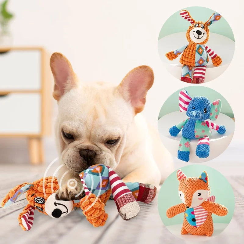 Small Dog Squeaky Toy | Plush Chew Toy for Puppies (Chihuahua, Yorkie, Bichon)