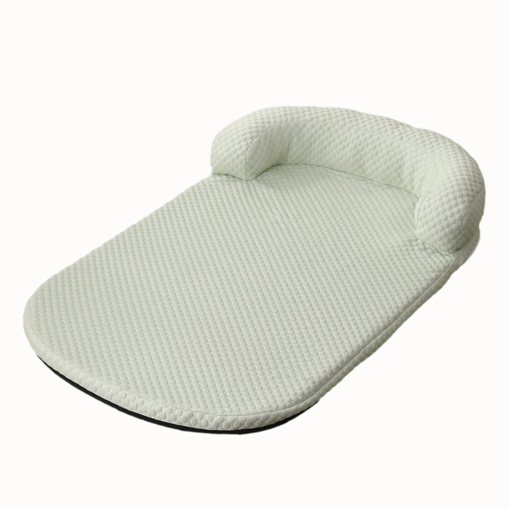 Cooling Dog Bed | Breathable Ice Silk Pet Bed with Anti-Slip Base (Summer Comfort)