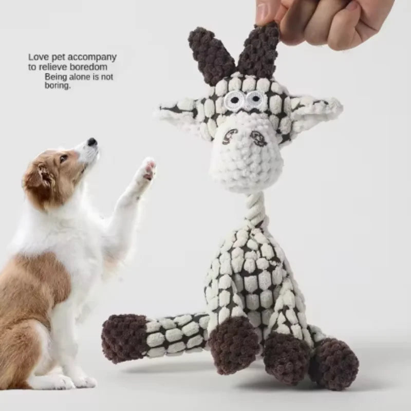 Small Dog Squeaky Toy | Plush Chew Toy for Puppies (Chihuahua, Yorkie, Bichon)