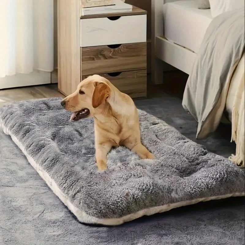 Large Plush Dog Bed | Soft & Thick Pet Sofa Bed for Small, Medium & Large Dogs