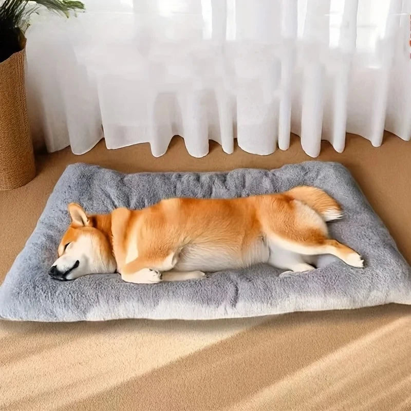 Large Plush Dog Bed | Soft & Thick Pet Sofa Bed for Small, Medium & Large Dogs