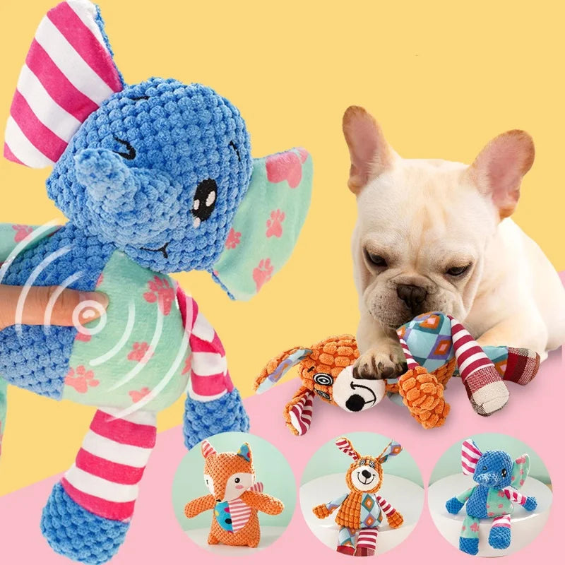 Small Dog Squeaky Toy | Plush Chew Toy for Puppies (Chihuahua, Yorkie, Bichon)
