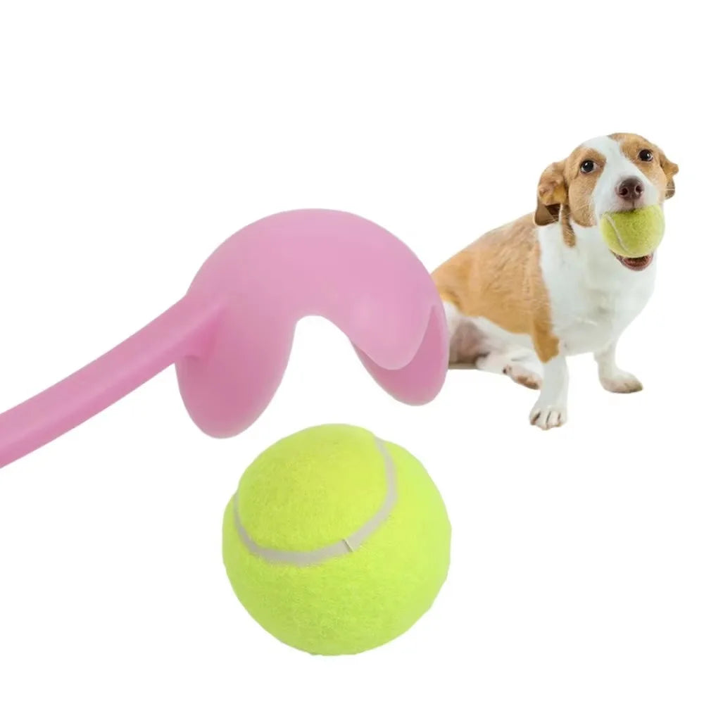 Dog Fetch Stick Launcher Toy | Interactive Ball Throwing Training Toy for Dogs & Cats