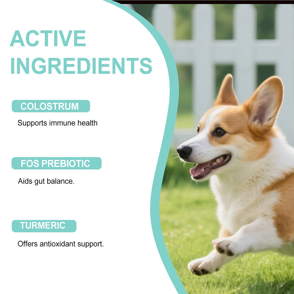 Dog Skin & Coat Support Chews | Allergy Care & Immune Wellness Supplement (200g)