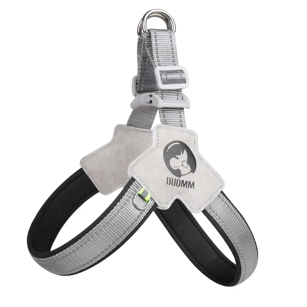 No Pull Dog Harness – Breathable Reflective Soft Vest Harness with Handle for Small & Medium Dogs