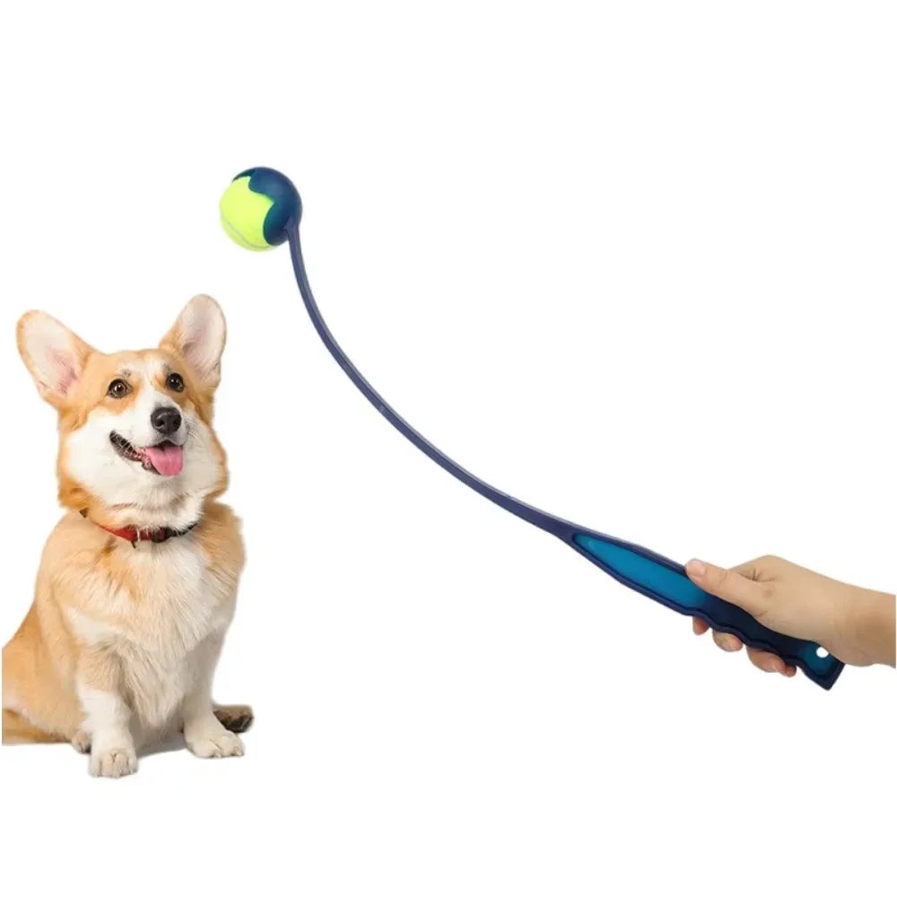 Dog Fetch Stick Launcher Toy | Interactive Ball Throwing Training Toy for Dogs & Cats