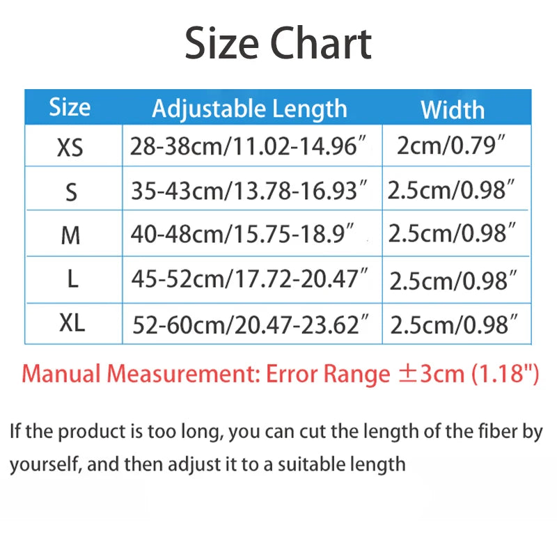 LED Dog Collar | Rechargeable Glow in the Dark Pet Safety Light Collar