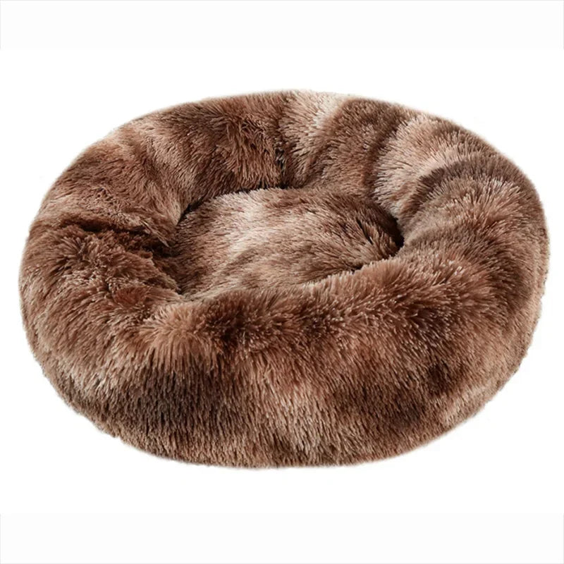 Calming Donut Dog Bed | Super Soft Plush Pet Bed for Small, Medium & Large Dogs
