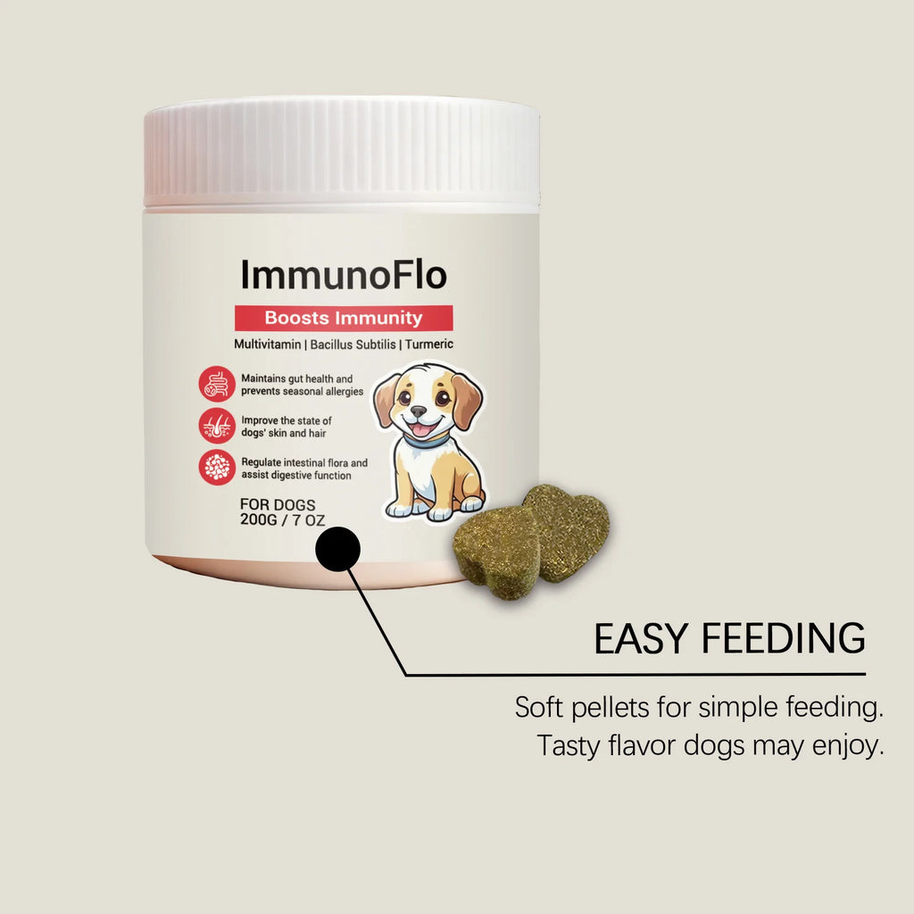 Dog Multivitamin Chews | Daily Immunity & Coat Support Supplement with Turmeric