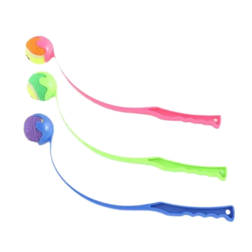 Dog Fetch Stick Launcher Toy | Interactive Ball Throwing Training Toy for Dogs & Cats