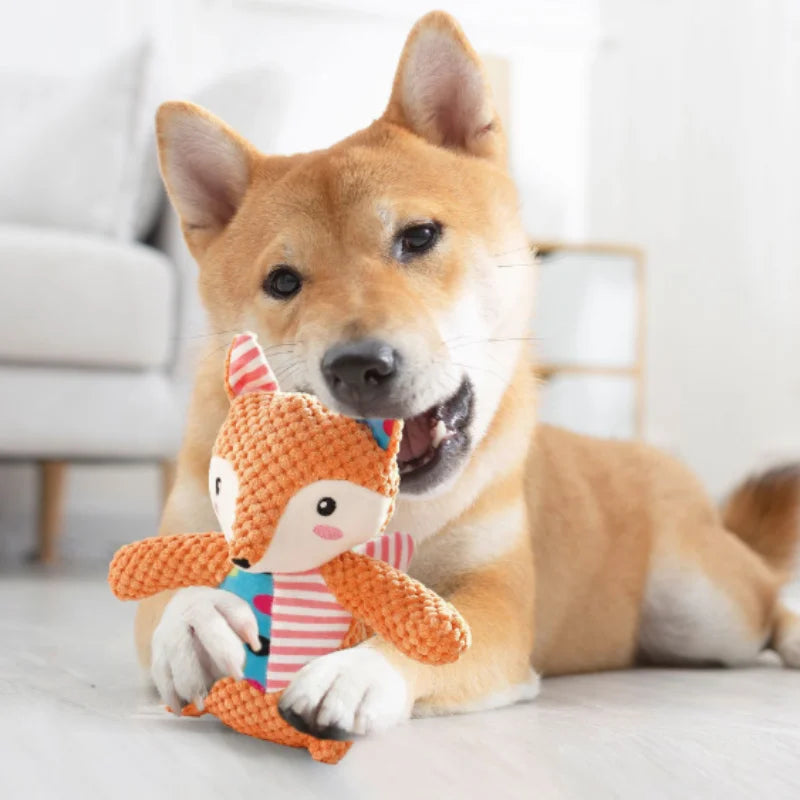 Small Dog Squeaky Toy | Plush Chew Toy for Puppies (Chihuahua, Yorkie, Bichon)