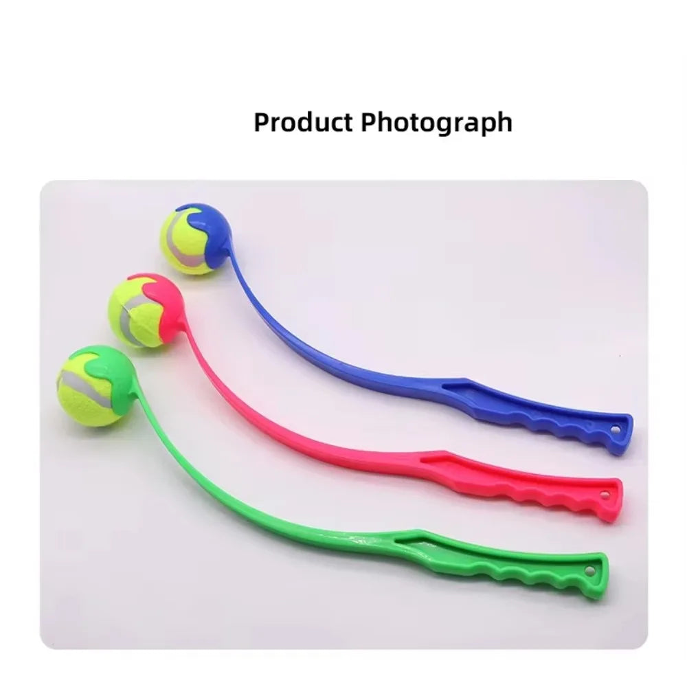 Dog Fetch Stick Launcher Toy | Interactive Ball Throwing Training Toy for Dogs & Cats