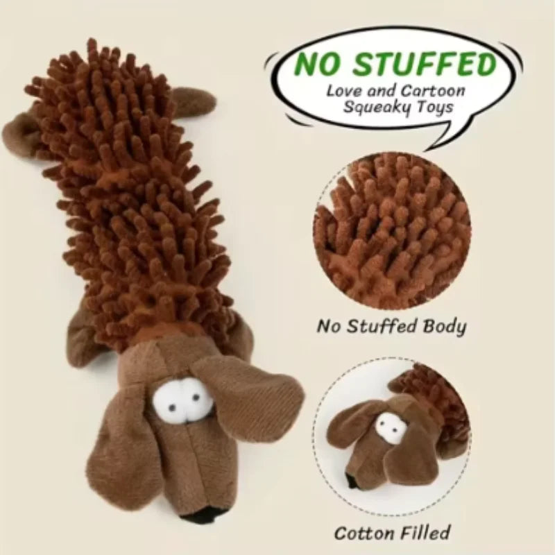 Small Dog Squeaky Toy | Plush Chew Toy for Puppies (Chihuahua, Yorkie, Bichon)