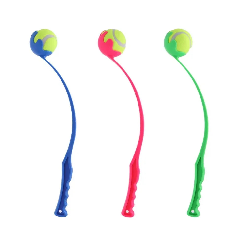 Dog Fetch Stick Launcher Toy | Interactive Ball Throwing Training Toy for Dogs & Cats