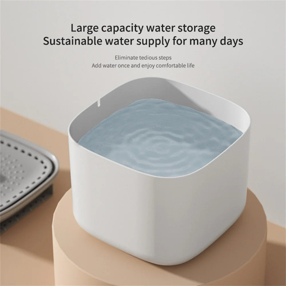 3L Ultra Quiet Cat Water Fountain – Automatic Pet Drinking Dispenser with Filter System for Cats & Dogs