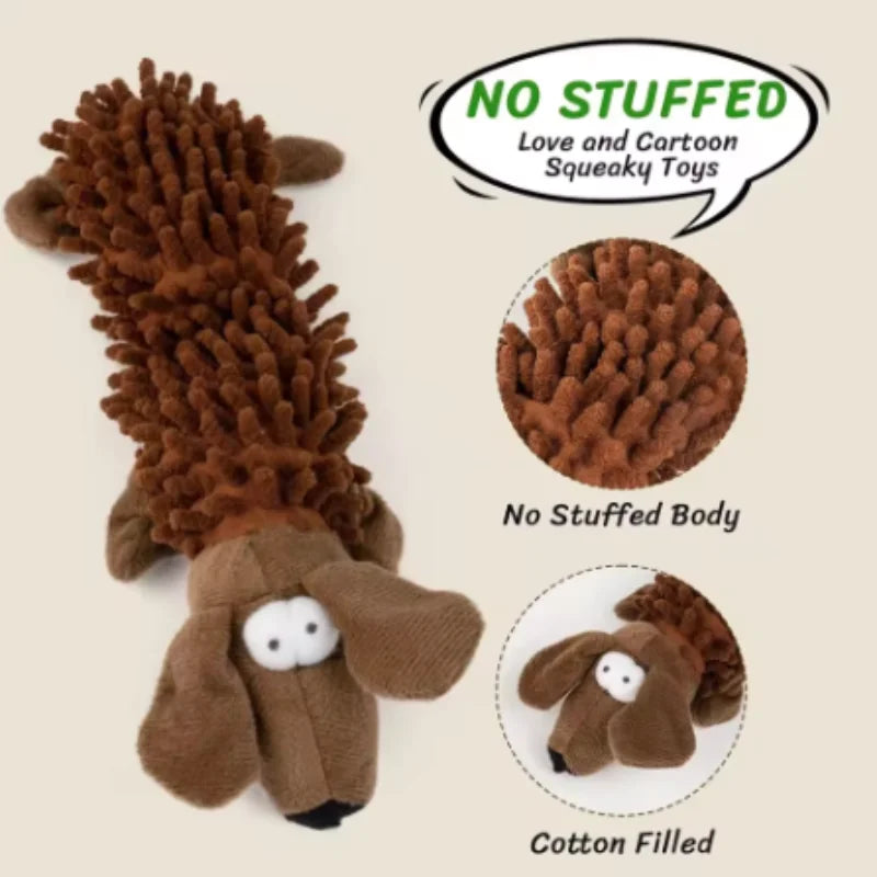 Small Dog Squeaky Toy | Plush Chew Toy for Puppies (Chihuahua, Yorkie, Bichon)