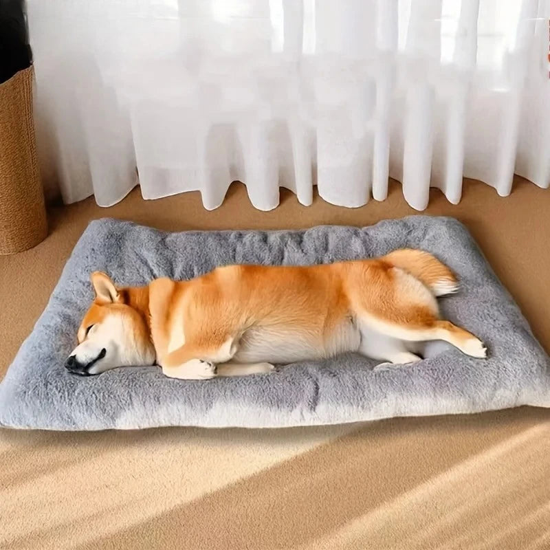 Large Plush Dog Bed | Soft & Thick Pet Sofa Bed for Small, Medium & Large Dogs