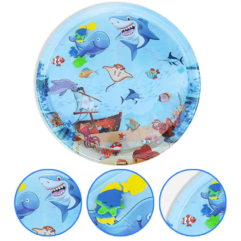 Cooling Pet Water Mat | Inflatable Sensory Splash Pad for Dogs & Cats
