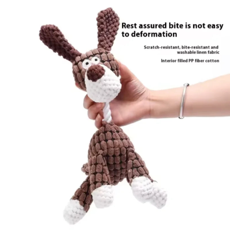 Small Dog Squeaky Toy | Plush Chew Toy for Puppies (Chihuahua, Yorkie, Bichon)