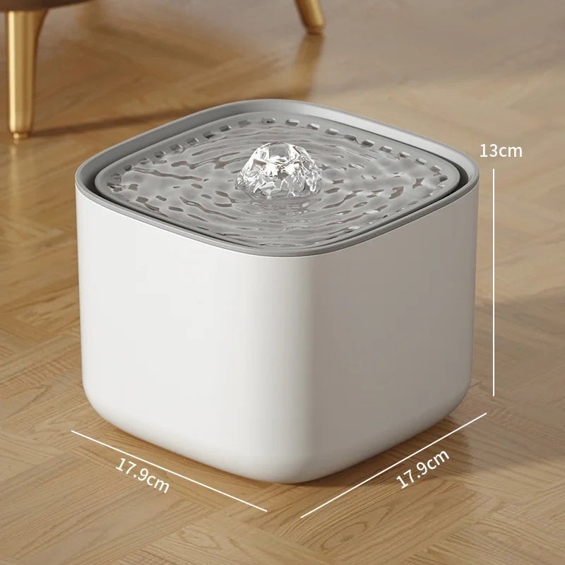 3L Ultra Quiet Cat Water Fountain – Automatic Pet Drinking Dispenser with Filter System for Cats & Dogs