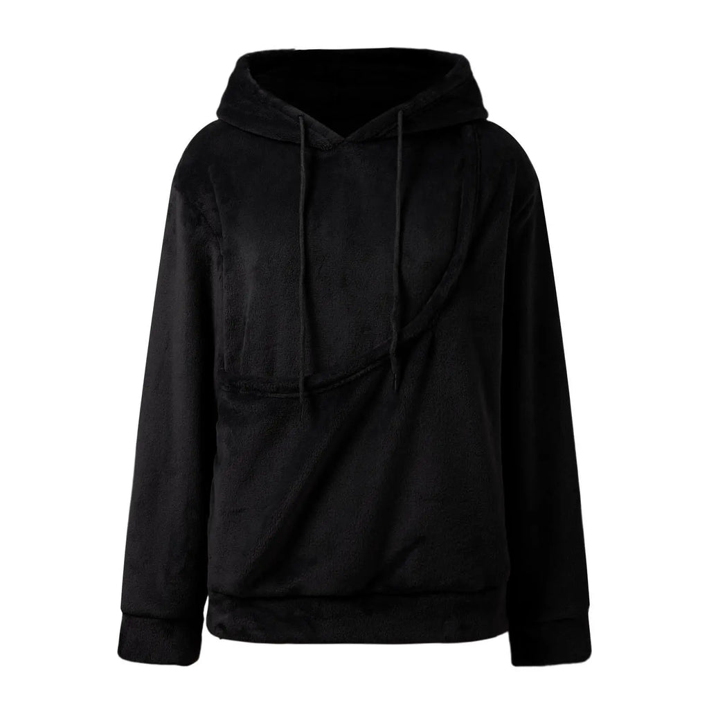 Pet Carrier Hoodie | Unisex Dog & Cat Hoodie with Front Pocket Sweatshirt