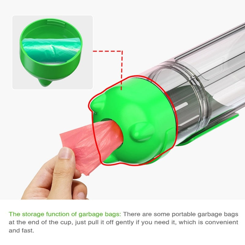 Portable Pet Dog Water Bottle Feeder Bowl Water Food Bottle Pets Outdoor Travel Drinking Dog Bowls Water Bowl for Dogs